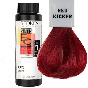 REDKEN - SHADES EQ GLOSS DEMI PERMANENT KICKER COLOR 2OZ. In Red
